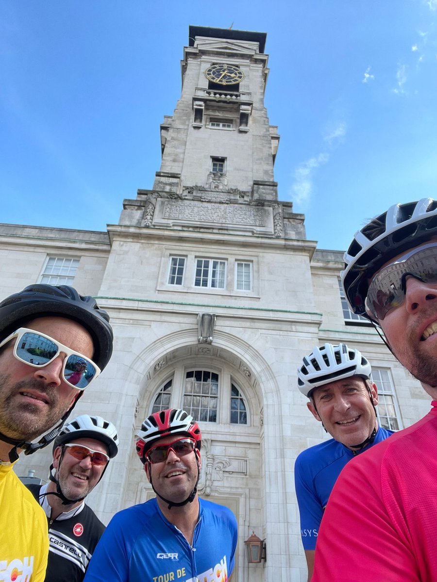 GenasysTech's tweet photo. Our Nottingham stage has just come to an end in the 2023 Tour de Insurtech. Congratulations to David Kelly, Stuart Hanagan, Chris Traill and Alex Lea for completing the "magical mystery tour" led by Richard Tomlinson.
 
#TourdeInsurtech https://t.co/7JJAqpryfO