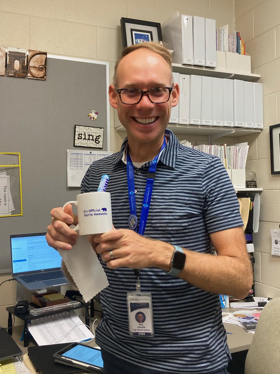 Happy Mugging Wednesday! 🎉🎉 This week’s muggings go to Performing Arts teacher Mr. Juknelis and Custodian Mr. Stevens! We appreciate everything you do for LZHS! #weareLZ #GOBEARS @johnwalshD95 @LZHSBEARS @GalltKelley 🐻🐻🐻