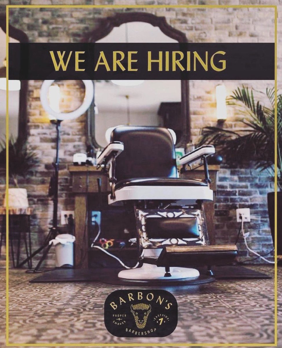 BarbonsBarber's tweet photo. Repost from @barbonsatx
•
🚨 WE ARE HIRING 🚨⠀⠀⠀
⠀⠀⠀
Barbon's has one open position for barbers! Please read below for more info. and how to inquire about open positions 👇⠀⠀⠀ https://t.co/SkfBqElQEe