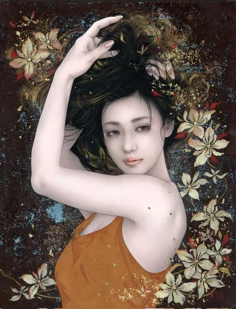 #AmoreEPsiche
La terra aveva fatto nascere un’altra Venere, con la grazia di un fiore intatto.

#SensazioniPoetiche
#SalaLettura
#ScrivoArte #ArtLovers
Kisaki Yaya Tokyo- 1967