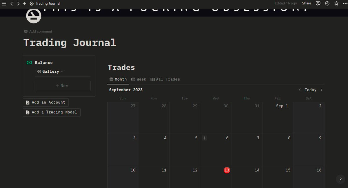 📣 Exciting News! 🚀

Get ready to supercharge your trading journey with our upcoming <a href="/NotionHQ/">Notion</a> Trading Journal! 📈📊

📌 Stay organized.
📈 Track your progress.
📉 Analyze like a pro.

Watch this space for the ultimate trading tool!
#Trading #NotionJournal #ComingSoon