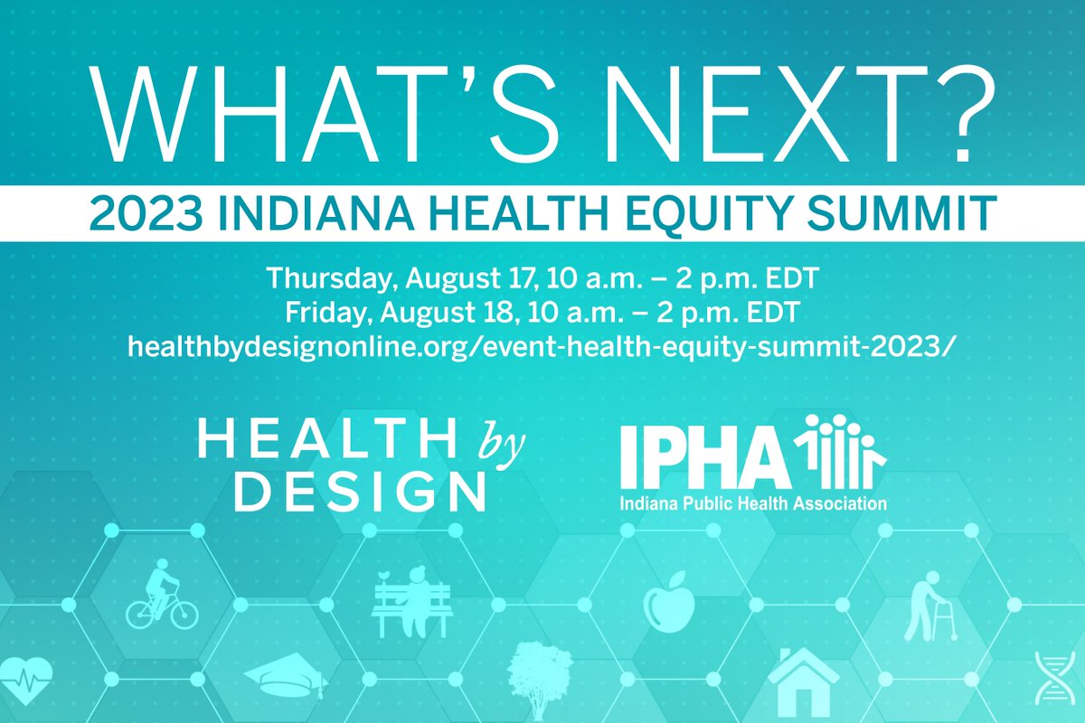 Thanks for participating in the 2023 Health Equity Summit! Recordings and event materials have been emailed to registrants. Please look for an email from our Operations Manager, Megan Bolton.

Interested in the recordings but didn't register for the event? Contact info@inpha.org