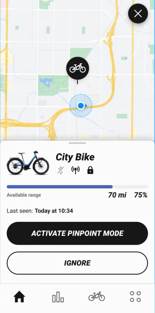 With Serial 1’s Pinpoint Mode enabled, customers have the ability to precisely track, monitor and digitally lock their Serial 1 eBike