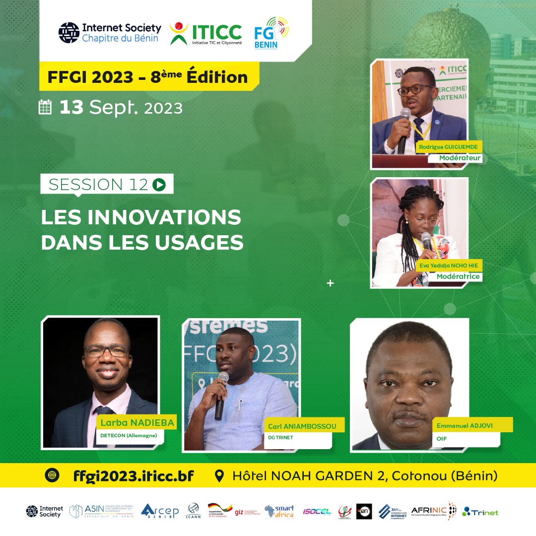 💼Nous venons de finir la dernière session du #Jour3 de la #FFGI2023 "Les innovations dans les usages"
💼Discussions enrichissantes sur souveraineté numérique et stratégies du numérique en Afrique de l’Ouest, avec un accent sur dispersion et concurrence

#InnovationsNumériques