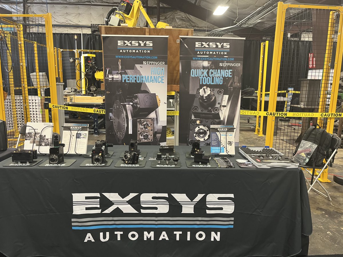 EPPINGER_USA's tweet image. Gosigerfest is in full effect! Come out to GOSIGER in Dayton, Ohio to see 25+ Machines on Display and EXSYS Automation for your CNC turning center tooling needs.

#gosigerfest #exsysautomation #cnctooling #eppinger #quickchangetooling #okuma
