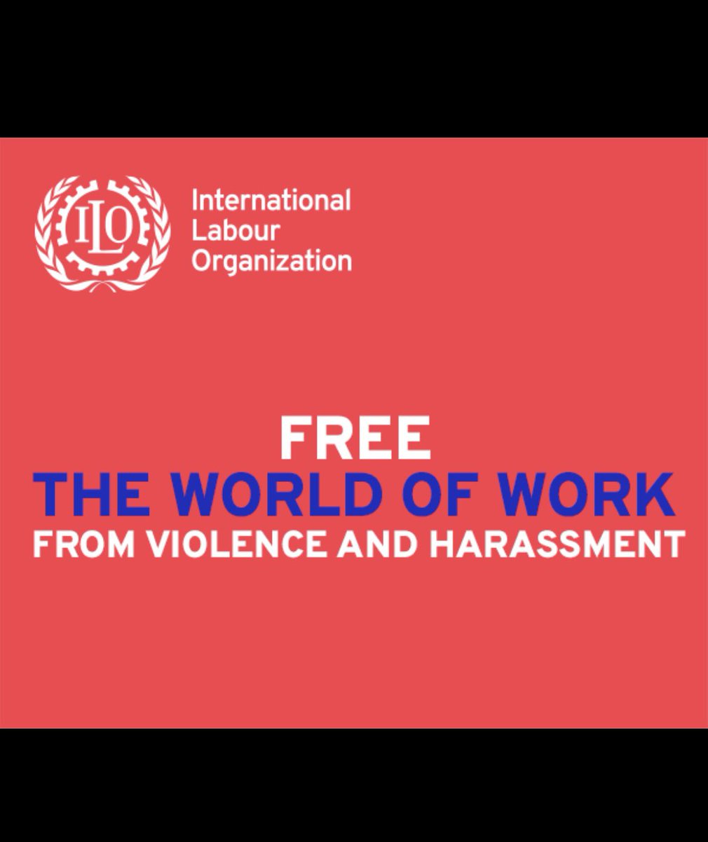 Both male and female experience harassment and violence in the world of work, well the workplace as it was formerly called.

#pataki
 #weareimportant #womenpower #wethrivewewin #unwomen  #iloconvention190 #iloC190
#knowyourrights #nigeriaworker #ilo #workingmums #employeerights