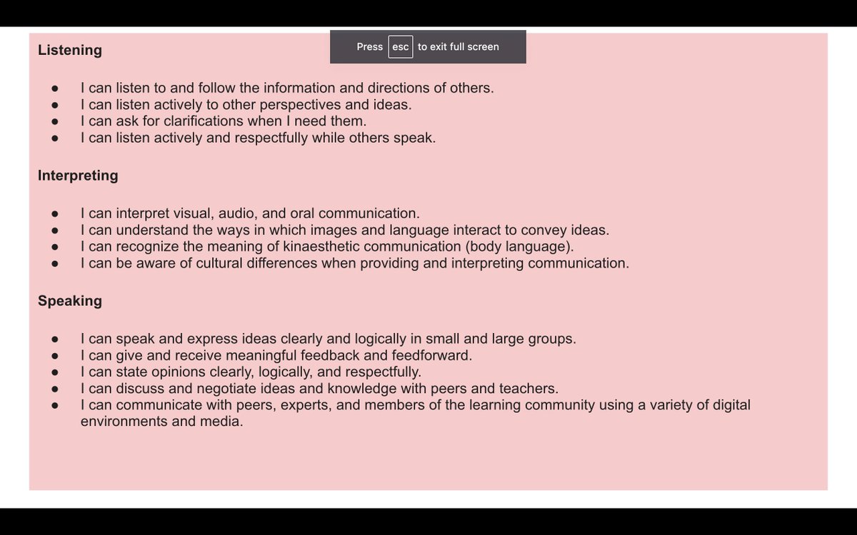 archanamehraob1's tweet photo. Self reflection is an integral part of IB https://t.co/iiQ9QtQ8ZH you want to students to refelct on communication skills? Here are some "I Can statements" that can help you get started: #communicationskills #communication #iCanstatements #learning #education #students @ibpyp https://t.co/9y6Ih67ZZd