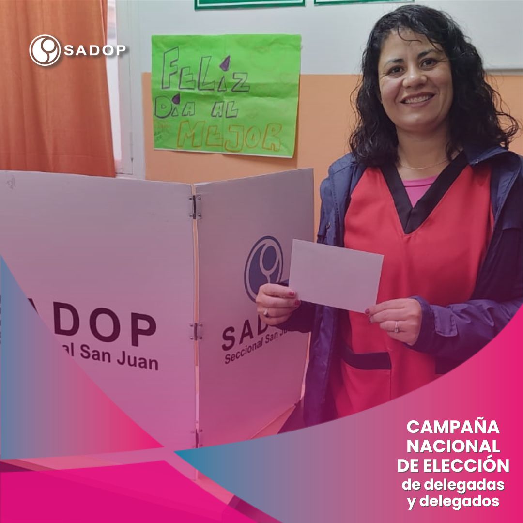 sadopnacion's tweet photo. 📍Este mes estamos eligiendo Delegadas y Delegados en los colegios de gestión privada de todo el país.

Felicitamos a las nuevas y los nuevos representantes de San Juan.

¡Sumate y participá!

#ElecciónDeDelegados #SerSadopEnLaEscuela #SerLaEscuelaEnSadop #SomosSadop https://t.co/64XoHBsRf6
