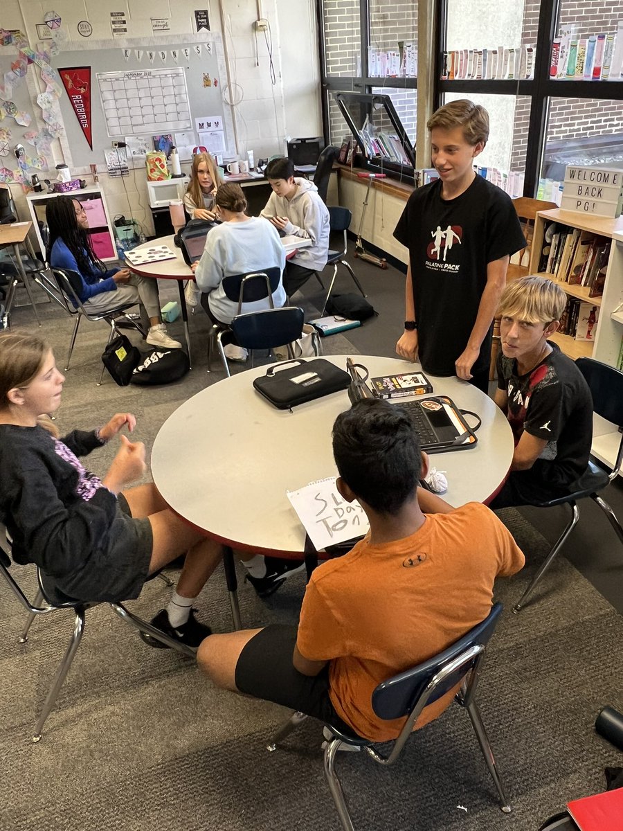 JimenezLit22's tweet photo. Practicing showing emotion in our writing through skits! Really seeing who our actors are today 😎 https://t.co/12XjW97BQ5