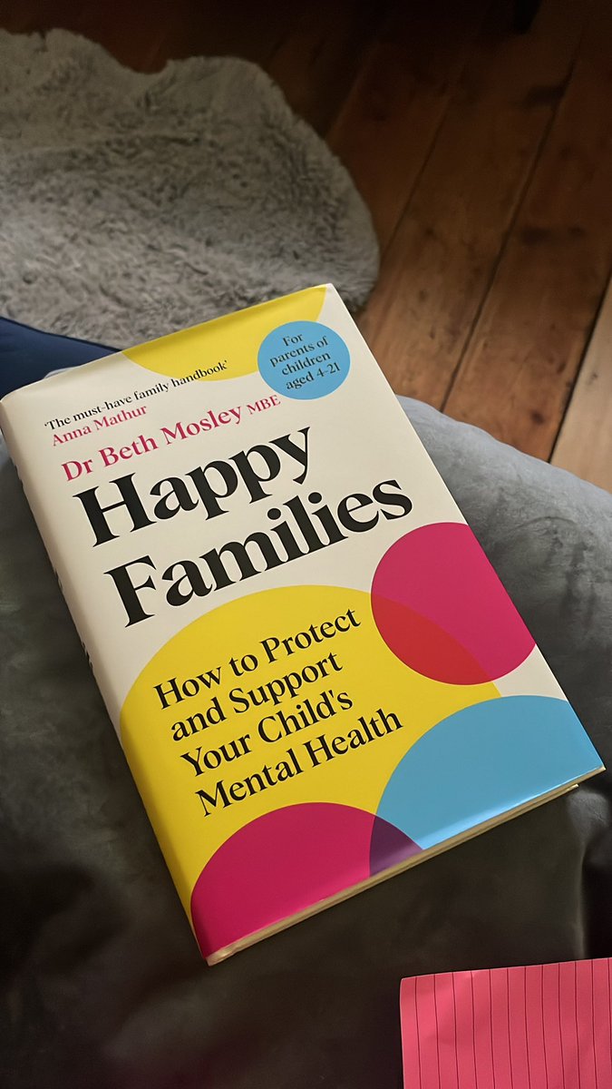 @drbethmosley after hearing about your book on our @SNEEICB_IES all staff update, I bought it and now moving on to chapter 2. So much resonates, as a mother and as a professional. Thank you for writing this book, it’s already making a difference to my family.