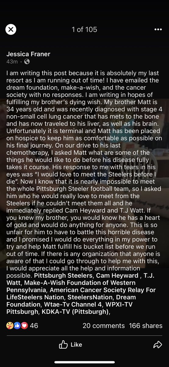 MaryOursWX's tweet photo. Did you see this @SteelersPRBurt 🥹 💔 @CamHeyward @_TJWatt https://t.co/xt0OA38C3F