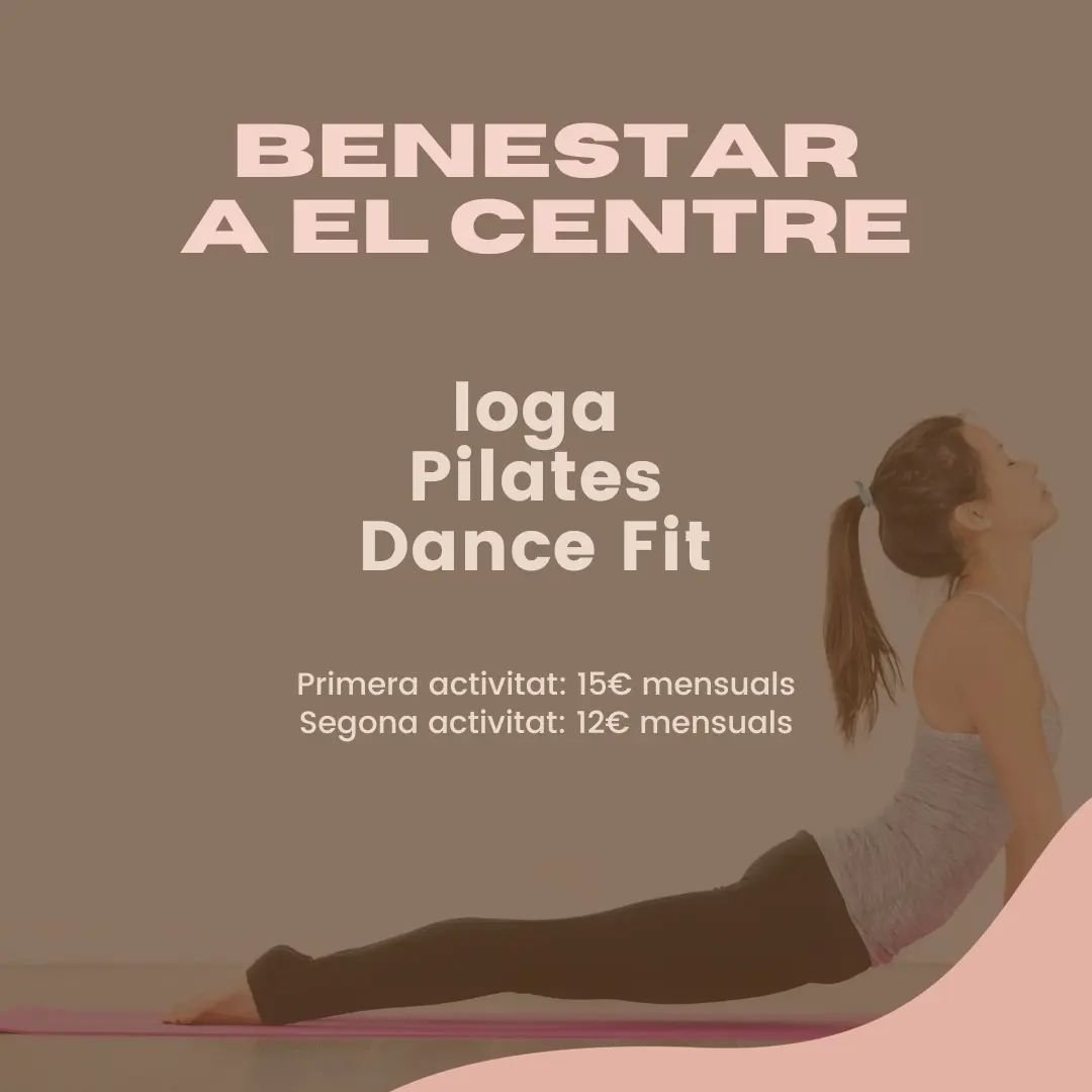💪📷Apunta't a les activitats de benestar d'El Centre! 📷📷Per garantir el teu lloc, us demanem que ompliu el formulari d'inscripció en aquest enllaç: 
forms.gle/zh6LB6CTrmao8m…
Recorda que les places són limitades! 
T'hi esperem!