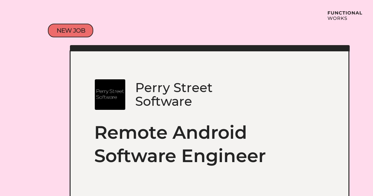 🙌 Remote Android Software Engineer - $80K - 135K Check out this role working with Java, Ruby & Android Apply now! 👇 functional.works-hub.com/jobs/remote-an… #remotework #remotejobs #java