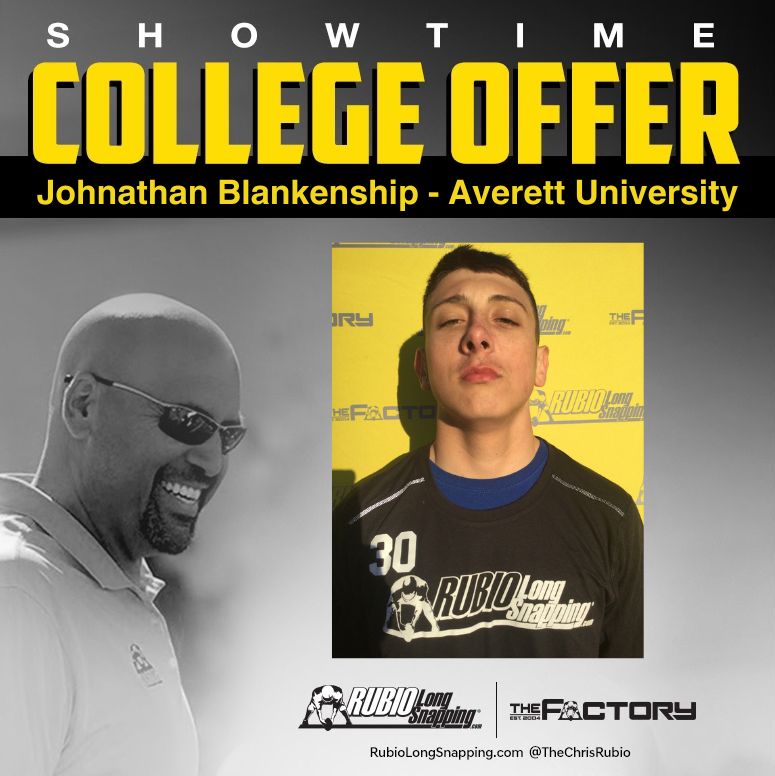 SHOWTIME!!!

Rubio Long Snapper Johnathan Blankenship (NC, 2024) has picked up an offer to....

#RubioFamily | #TheFactoryJustKeepsOnProducing

rubiolongsnapping.com/player-ranking…