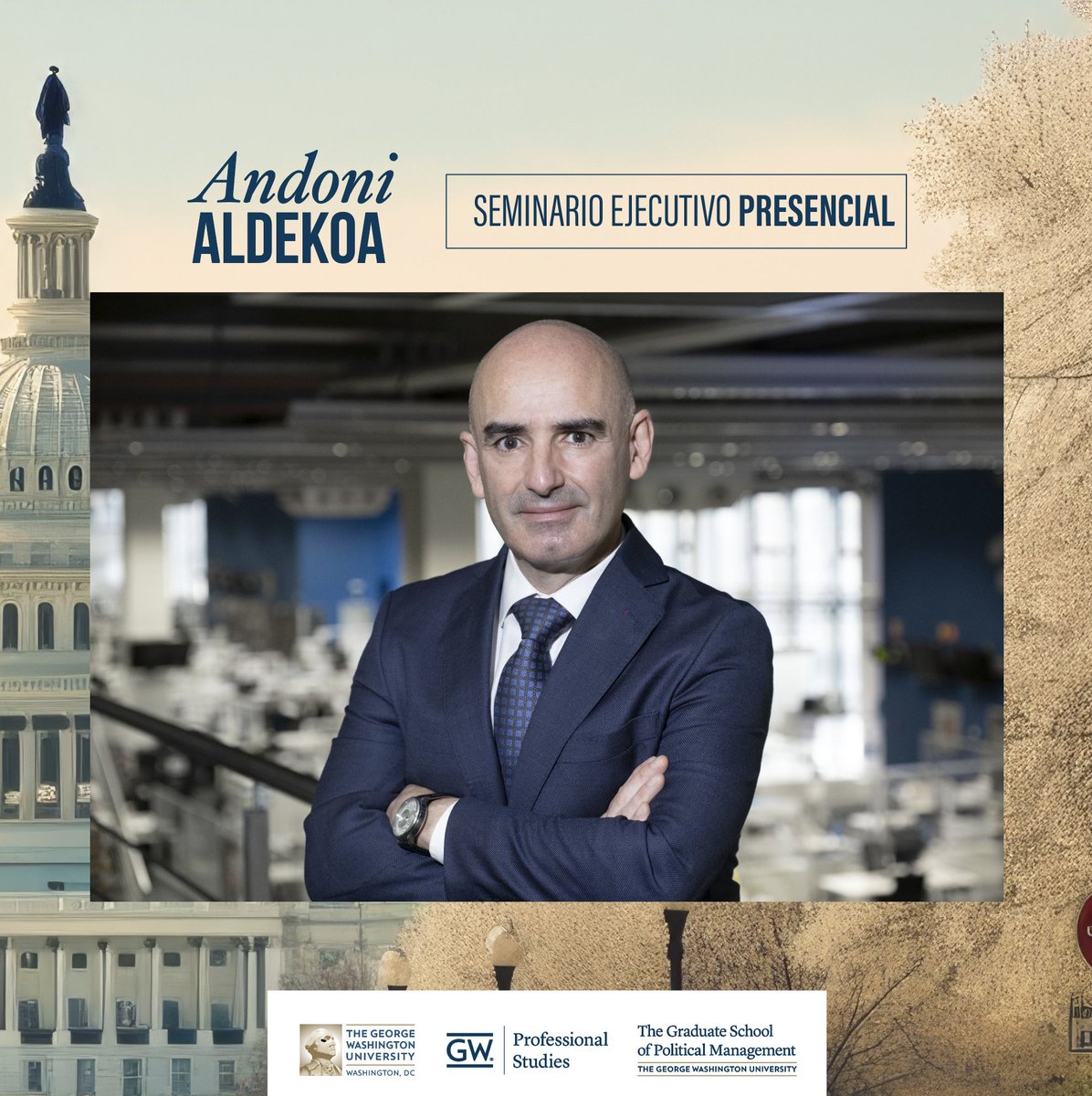 Aprende sobre las estrategias de comunicación política en tiempos de polarización de la mano de Andoni Aldekoa, en nuestro seminario de Estrategia de Campañas que se llevará a cabo el 3 y 4 de noviembre.  

¡NO TE LO PUEDES PERDER! 

tinyurl.com/3zjn79s9  

#gspm #gspmlatam