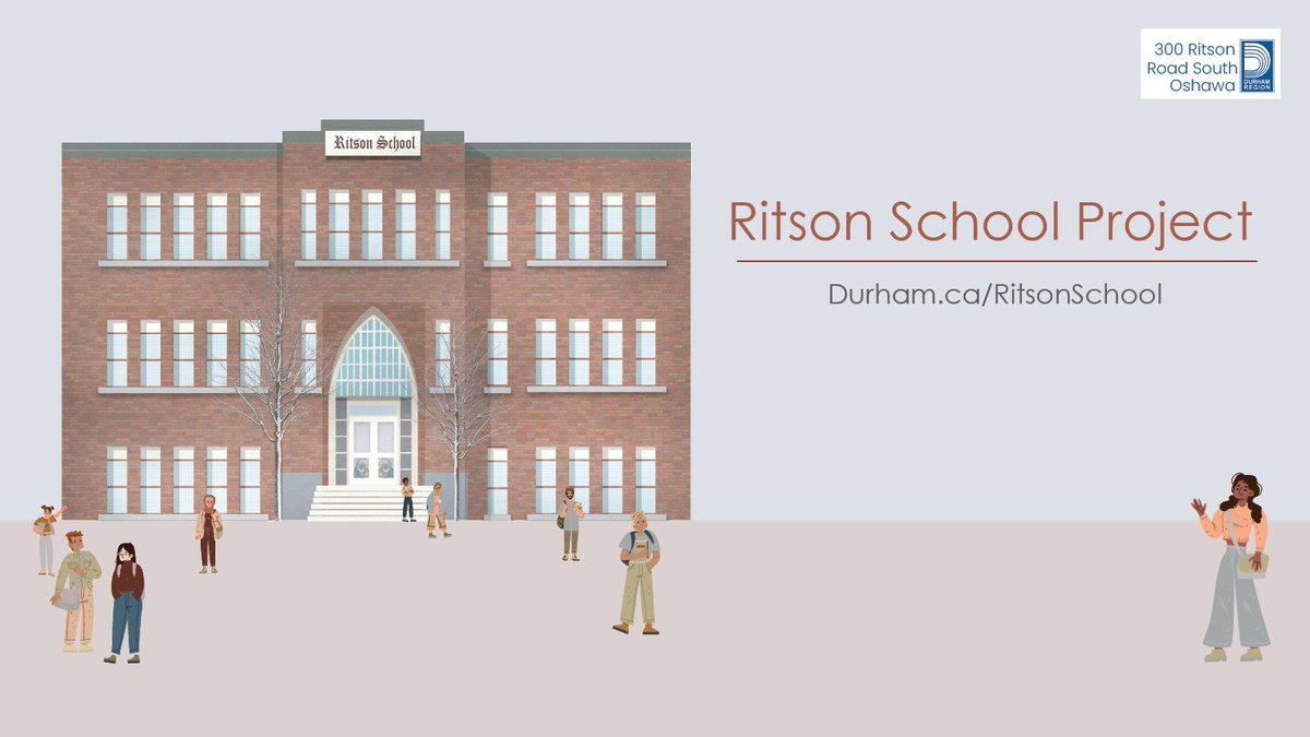 RegionofDurham's tweet photo. We’re examining unused lands on the former Ritson School property to create more affordable and market rent housing choices. Learn about the #RitsonSchoolProject at https://t.co/eCw7TJzRv4. #AtHomeInDurham https://t.co/8cKQL8Cpkb
