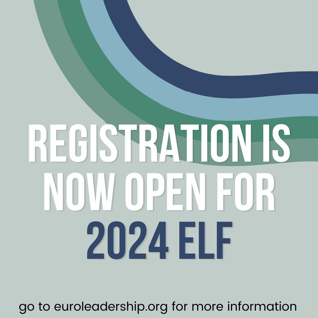 There is still time to save on registration costs at the 2024 European Leadership Forum! Why don't you apply today? cvent.me/bQ2Zna?RefId=R…