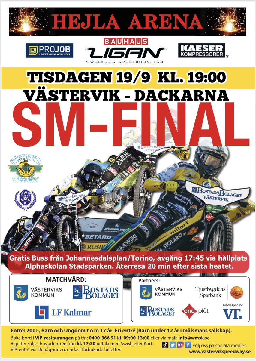 Västervik Speedway tweet media