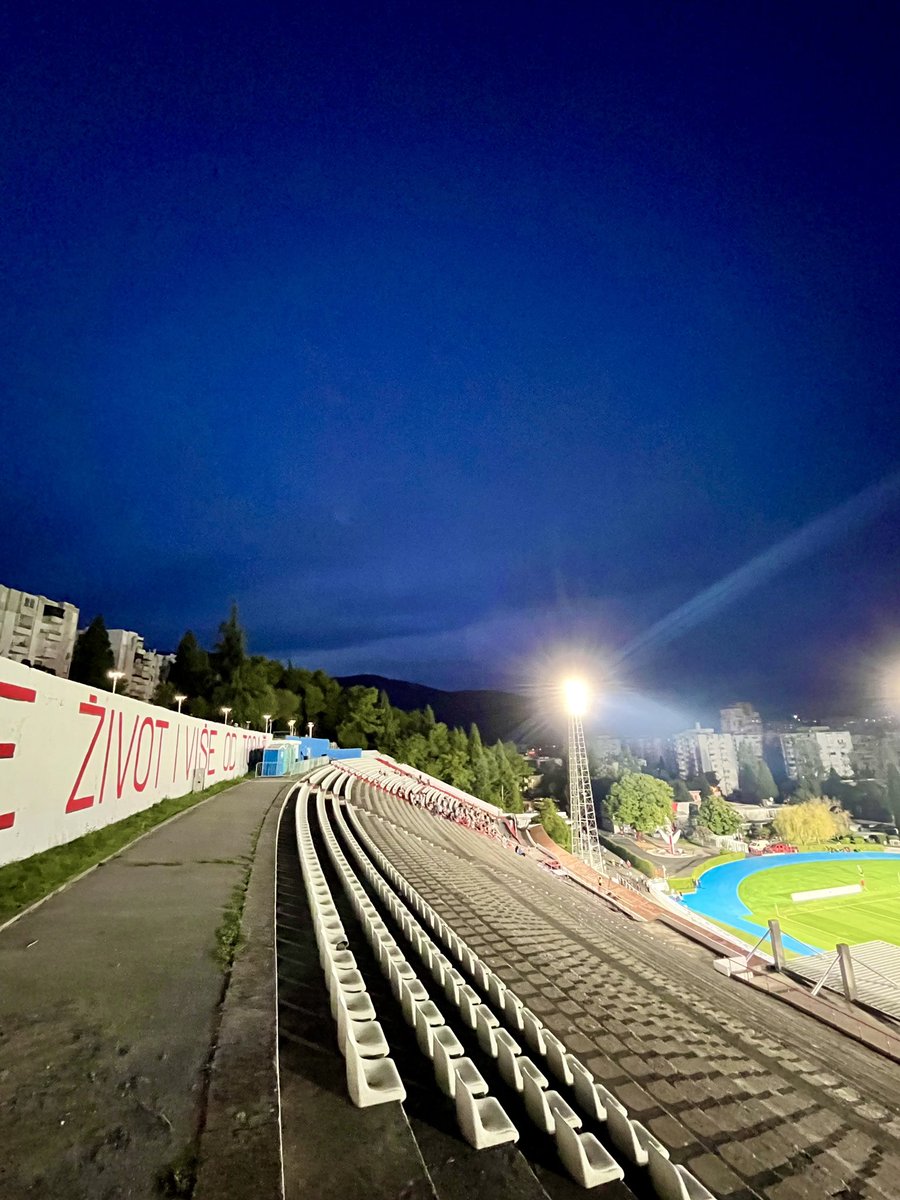 LarsvanHerk's tweet photo. Stadion pod Bijelim brijegom https://t.co/9Ls4GUsyjn