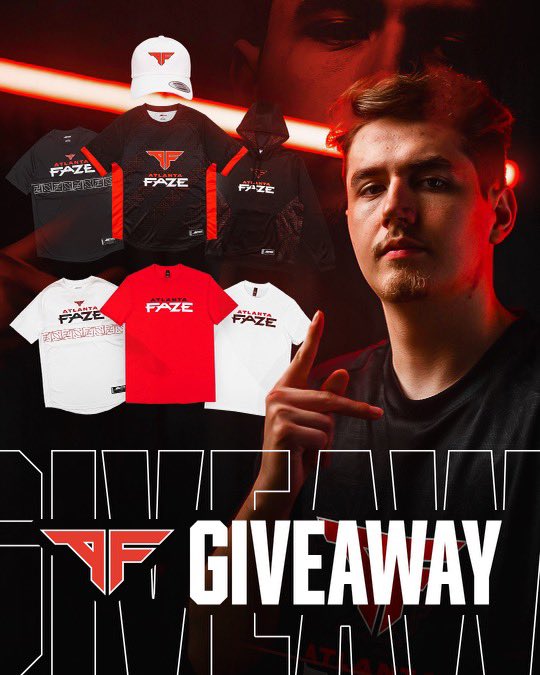 Drazah's tweet image. As a thank you for all the love shown, I’m giving away ATL merch to 5 lucky winners! 🤝🎁

To Enter:
- Like and RT this tweet
- Follow @Drazah, @ATLFaZe, and @FaZeEsports
- Tag two friends below

🚨 Giveaway ends 9/21! 🚨