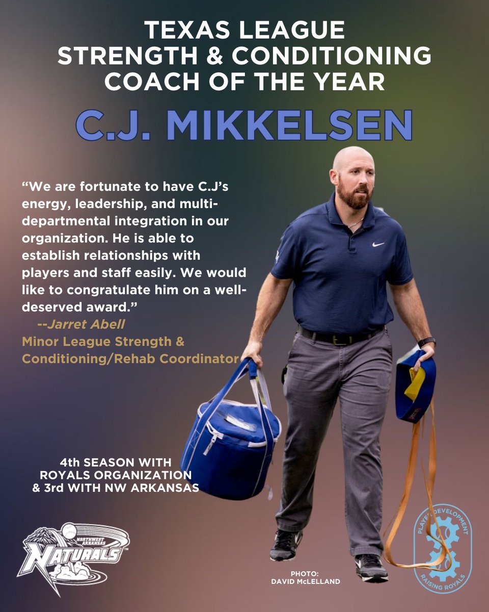 KCRoyalsPD's tweet photo. Congratulations to two hard-working and dedicated staff members who earned big-time awards from their respective leagues!

#RaisingRoyals https://t.co/USfahQV6hv