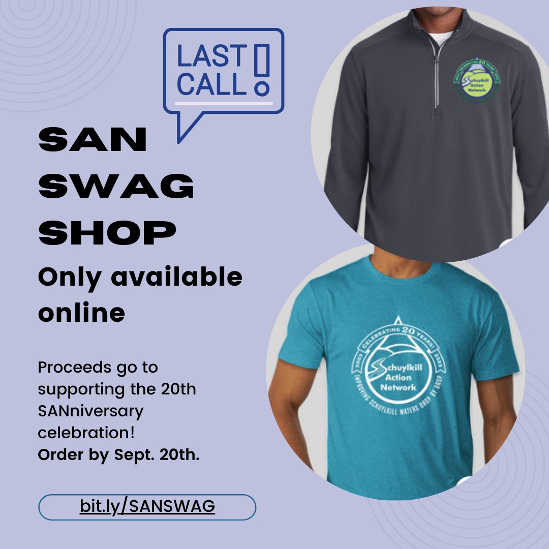 Have you gotten your 20th Anniversary SAN SWAG yet? Available by pre order ONLY! No in person sales will be available. Orders close September 20th!
bit.ly/SANSWAG