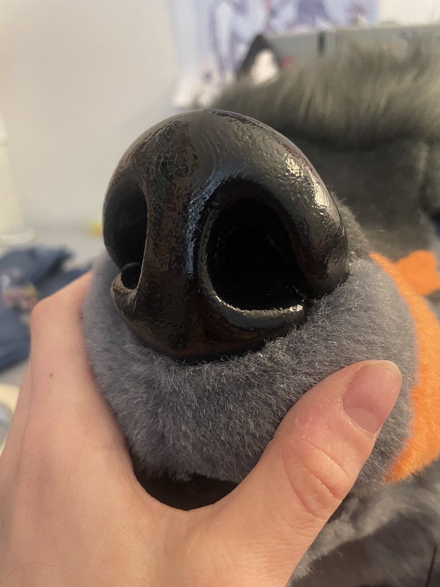 Tiny1Badger's tweet photo. I literally cannot get over how perfect the fursuit noses by @WittleStudios are ;v; https://t.co/NGjOkl6hAS