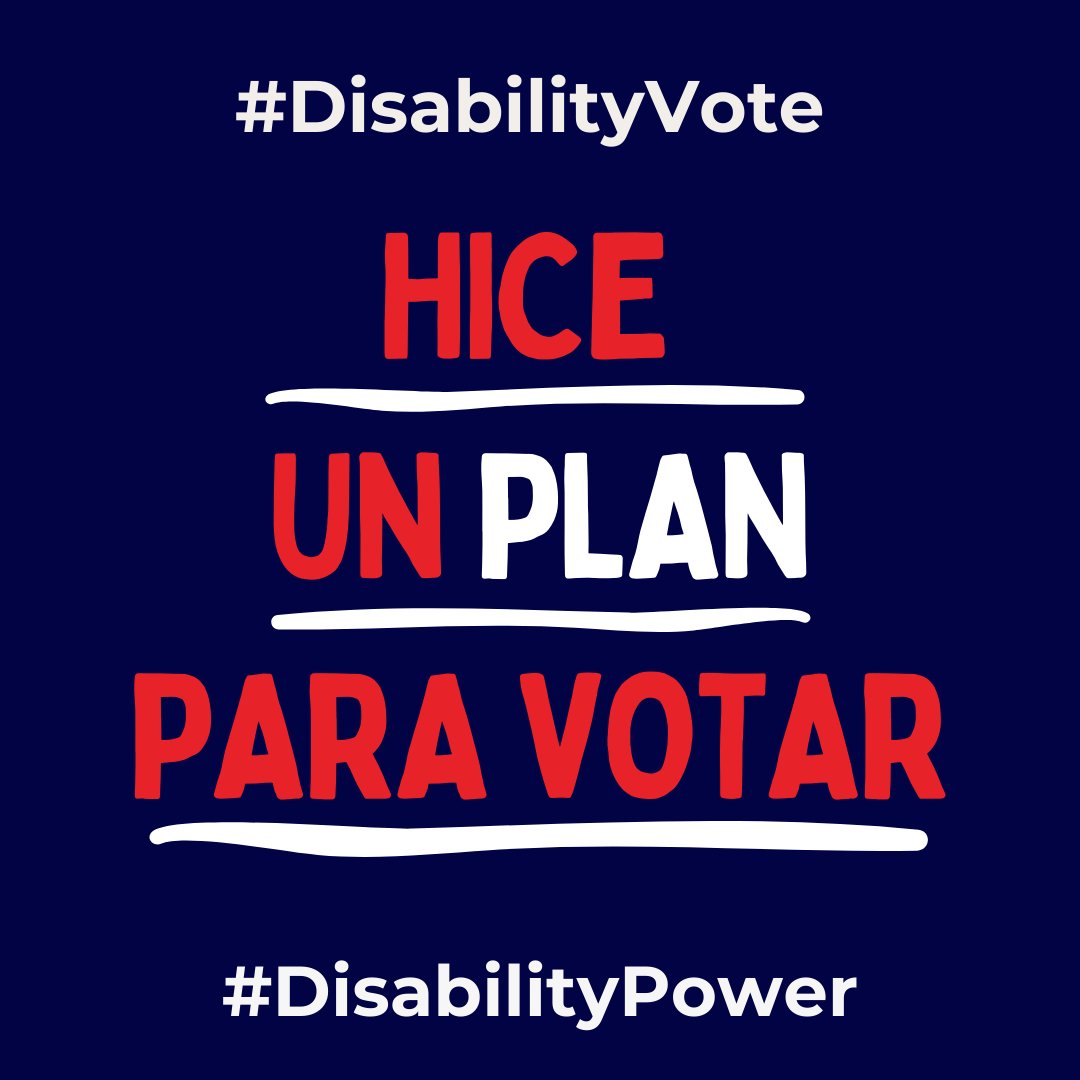 Make a Plan to Vote! ✔️🗳️

It's Disability Voting Rights Week! Ensure you are registered to vote and make your plan: pinal.gov/794/Voter-Info….
--
¡Haga un Plan para Votar! ✔️🗳️

¡Semana del Derecho al Voto a Personas con Discapacidad! ¡Registrate!

#DisabilityVote #RevUp2023