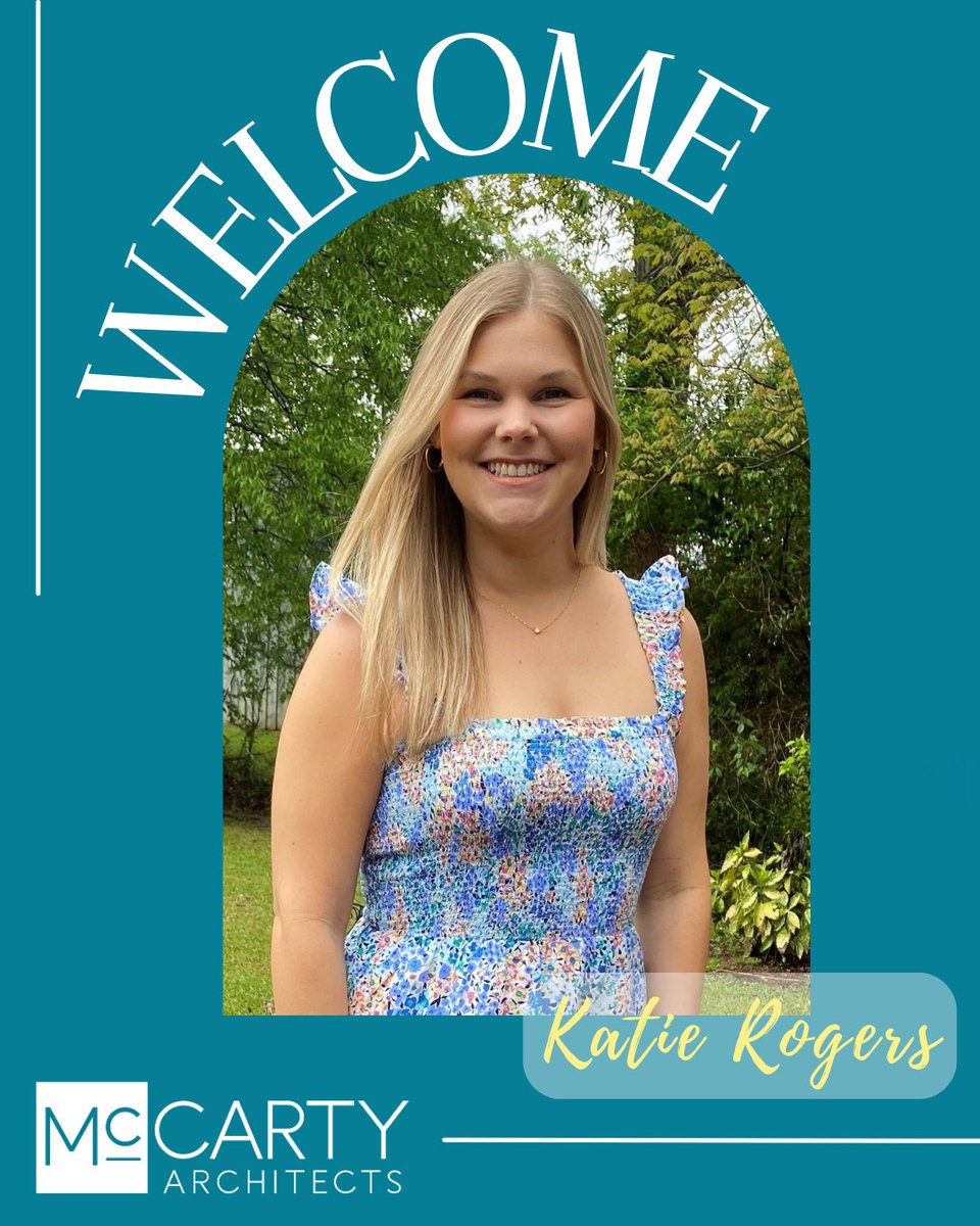 McCartyArchs's tweet photo. Welcome to Katie Rogers, our new director of business development! With seven years of experience in corporate communications, Katie will help lead the direction of our organization and work to build long-term partnerships with clients. Glad to have you, Katie! #McCartyArchitects https://t.co/Q647CFutmI