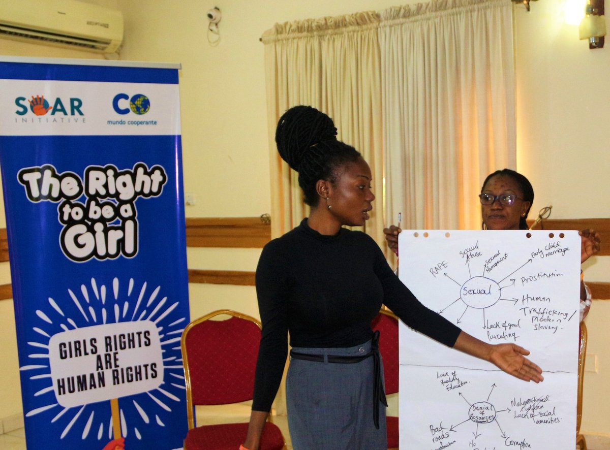 IpeleLolade's tweet photo. Early this month, I was privileged to be part of the Young people trained as Youth advocate by @SOARInitiative to educate and oriente young girls SGBV and child sexual violence.
#SGBV 
#girlsright
#sexualbasedviolence https://t.co/i8qBWk2i0S