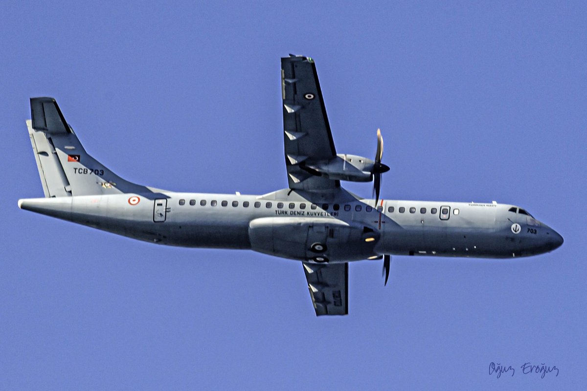 OguzEroguz1's tweet photo. #TurkishNavy's @ATRaircraft #ATR72-600 multipurpose aircraft #TCB703 approaching Cengiz Topel Airport https://t.co/eNjDKnSDQh