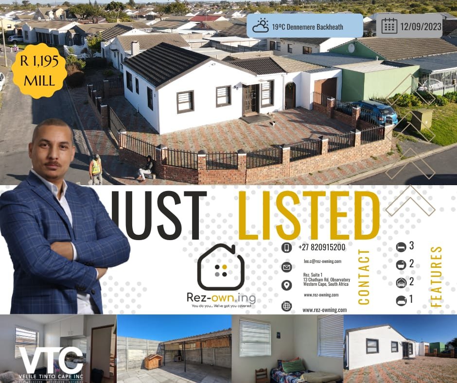 lee clarke (@leapslee) on Twitter photo 'Just Listed'' Situated in Dennemere, Blackheath, We introduce our latest offering,
So what makes this property exceptional? Well, there's no load-shedding, yes, you heard it right.
3 Bedrooms 1 Bathroom.
Contact Lee Clarke today at +27820915200 or mail lee.c@rez-owning.com. 'Just Listed'' Situated in Dennemere, Blackheath, We introduce our latest offering,
So what makes this property exceptional? Well, there's no load-shedding, yes, you heard it right.
3 Bedrooms 1 Bathroom.
Contact Lee Clarke today at +27820915200 or mail lee.c@rez-owning.com.