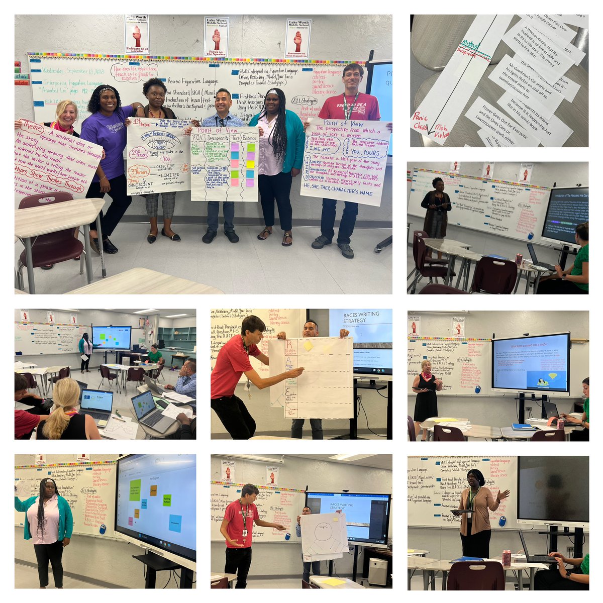 Tiffany Johnson, M.Ed. (@expateducatortj) on Twitter photo 🗣️ TALK ABOUT COLLABORATION! Our <a href="/LWMSWarriors/">Lake Worth Community Middle School</a> 7th Grade ELA team came prepared to model and present their component of the upcoming ELA lesson. Engaging, technology driven, and standard-aligned tasks were presented, and did I mention this was a teacher-led Common Planning! 🗣️ TALK ABOUT COLLABORATION! Our <a href="/LWMSWarriors/">Lake Worth Community Middle School</a> 7th Grade ELA team came prepared to model and present their component of the upcoming ELA lesson. Engaging, technology driven, and standard-aligned tasks were presented, and did I mention this was a teacher-led Common Planning!