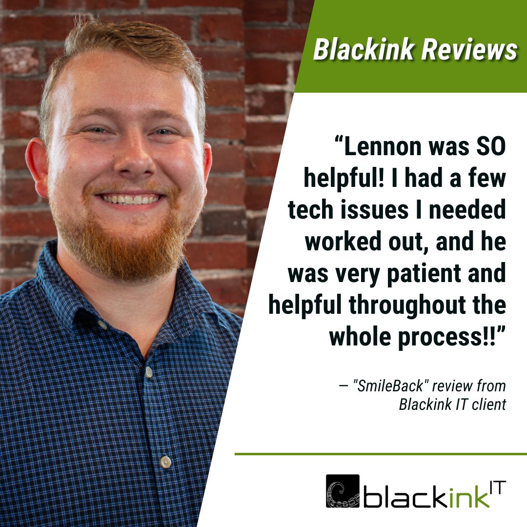 🤔 Patient? Helpful?

👏 Yup – sounds like Lennon!

#BlackinkReviews #ITManagement #Reviews