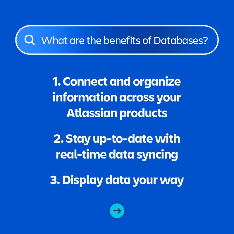 Confluence's tweet photo. You: I love word docs!

Us: 🙂🫴 *Confluence*

You: And spreadsheets!

Us: 🙂🫴 *Databases*

You: Heck yeah! 👏

Databases are coming soon! Learn more: https://t.co/U41bPe1IWU