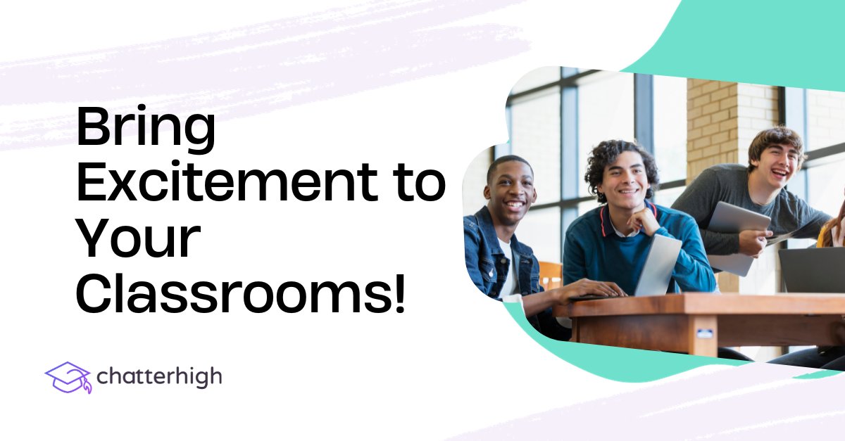 📣 Educators, unlock the secrets of student engagement through competitions! Our blog uncovers how ChatterHigh's gamified approach sparks collaboration, motivation, and a vibrant learning atmosphere.

Explore more: blog.chatterhigh.com/why-competitio…

#Teachers