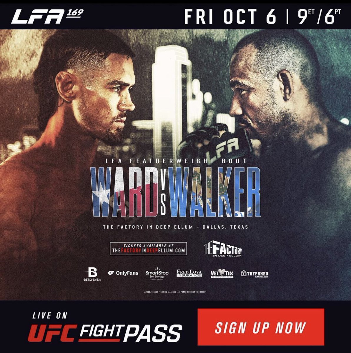 lonestarkidmma's tweet photo. Main event time🤠

Setting the tone for the red river rivalry with an LSK W before @TexasFootball gets theirs the next day🐂

3 sponsorship opportunities available. If you would like to promote your company on @ufcfightpass and on my page DM me!

#lfa169 #mma #fights #ufc https://t.co/7saG95W2nG