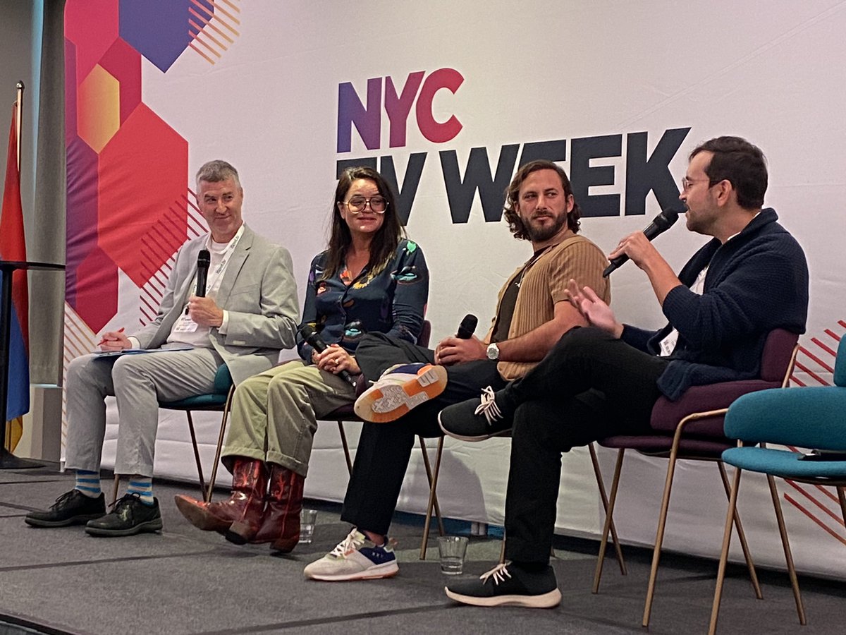 CableKent's tweet photo. Well done @BCMikeMalone for this fun convo about @PrimeVideo show Como Sobrevivir Soltero today at Hispanic TV Summit. @nyclatvweek @bcbeat #nyctvweek https://t.co/BOsAwZpK0P