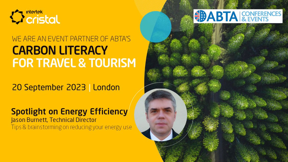 Join Jason Burnett, our Technical Director, to get real insights on energy efficiency and learn how you and your business can reduce energy use and costs! Use code INTERTEK20 for 20% discount.
🌐Learn more or register ow.ly/mj0i50PLhCx
