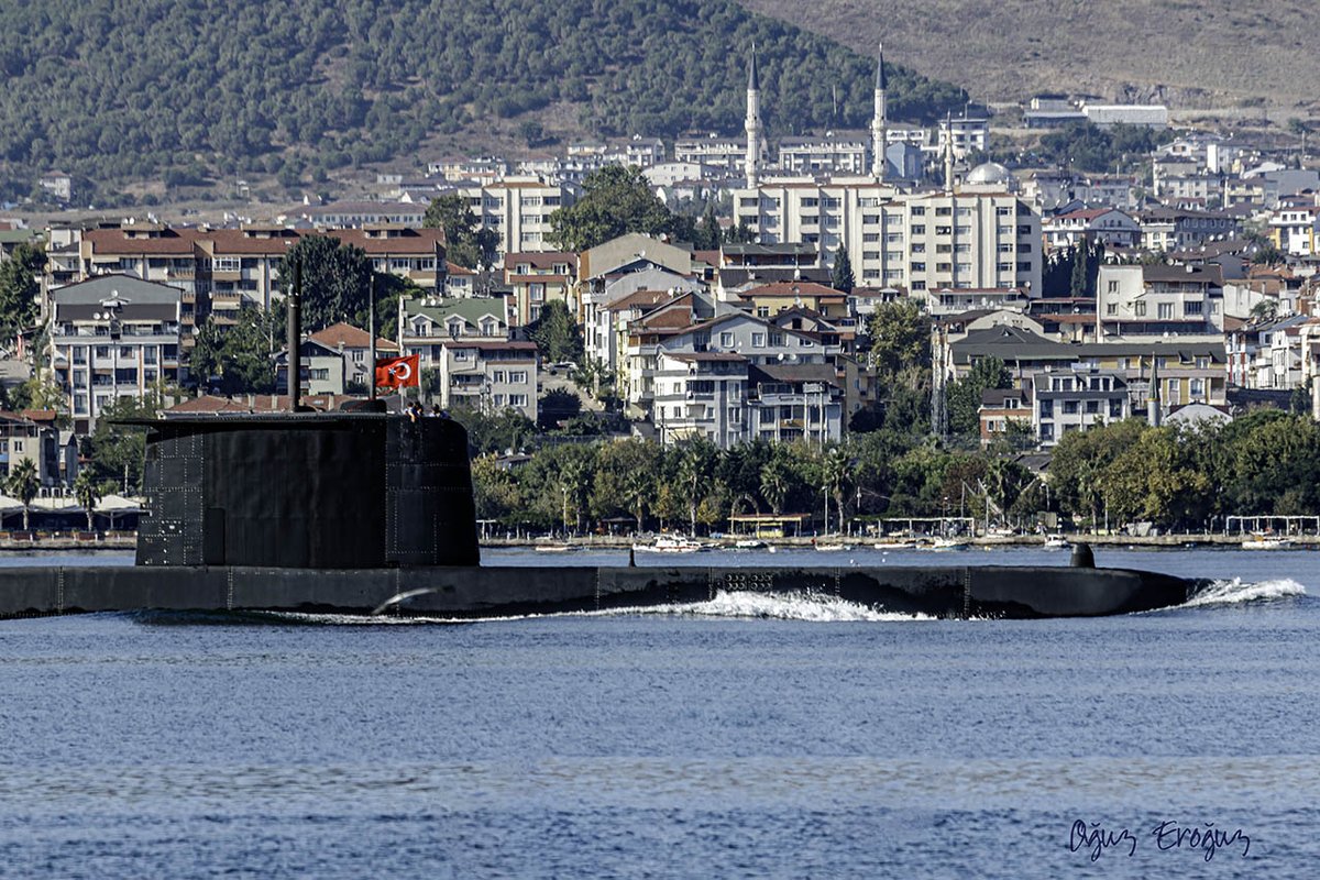 OguzEroguz1's tweet image. #TurkishNavy's #Type209-1400 #PrevezeClass #submarine