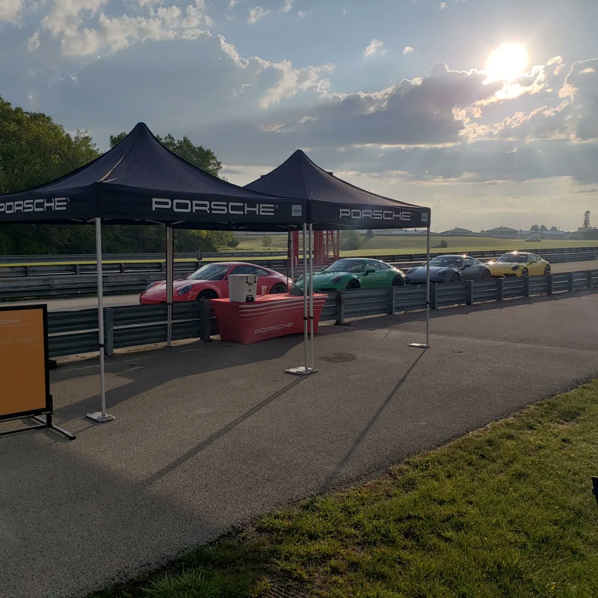 chrisprey's tweet photo. Perfect weather for a day at the track https://t.co/x7FdXsuoGS