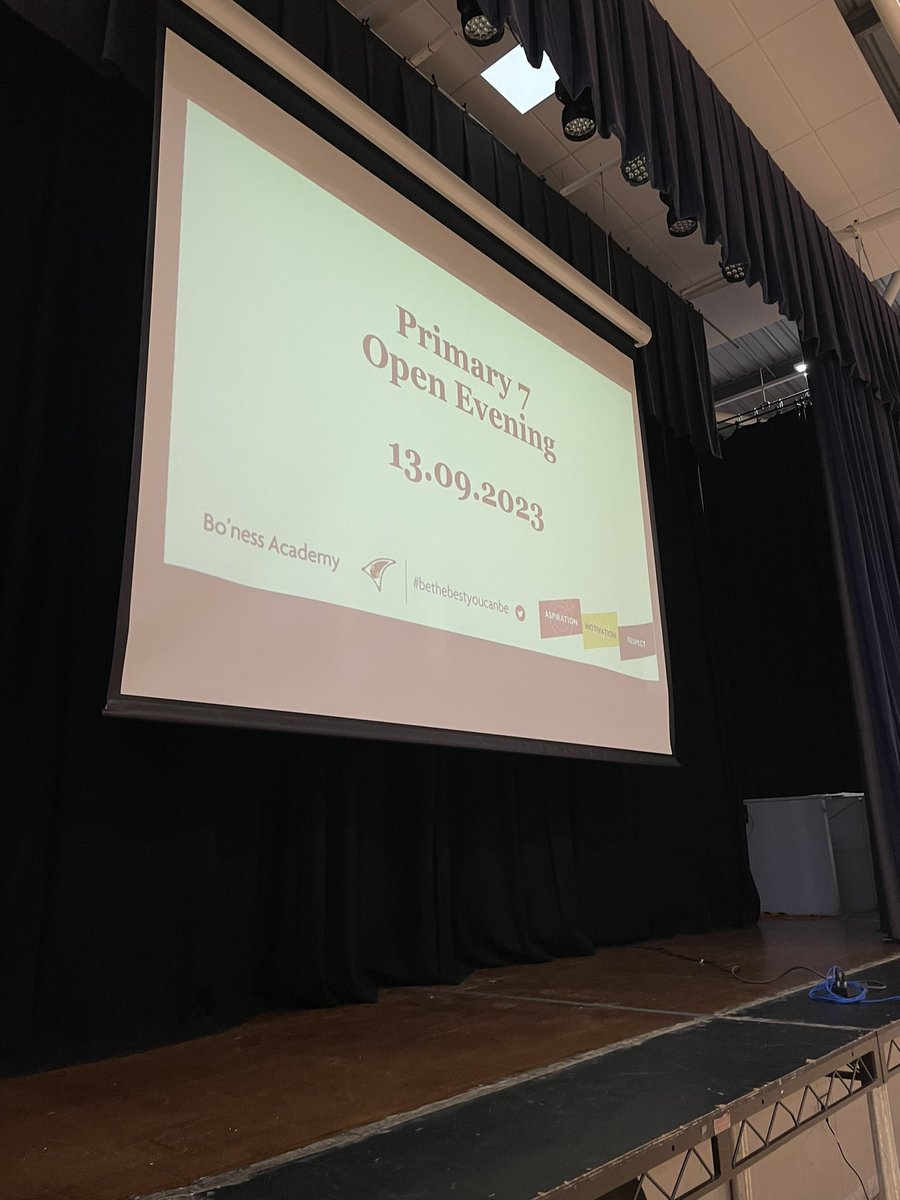 Bo’ness Academy P7 Transition tweet media