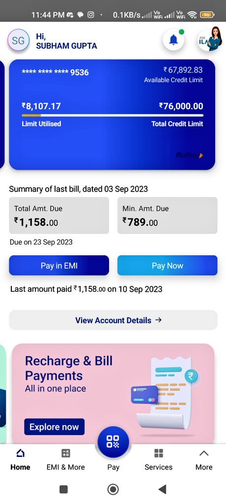 subhggn's tweet photo. @Paytmcare @Paytm kindly check this maybe you have showing wrong heading in credit card details.
Kindly look into this
@vijayshekhar @SBICard_Connect https://t.co/JpkZGocsIa