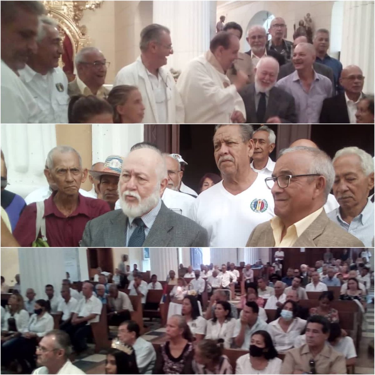 En el marco de la celebración del 83 aniversario, se celebró la Misa de Acción de Gracias, oficiada por el Padre Pedro De Freitas, Párroco de la Catedral de Valencia. Las cuatro naves de la Catedral estuvieron repletas de compañeros entusiastas. AD es La Fuerza de la Esperanza!!!