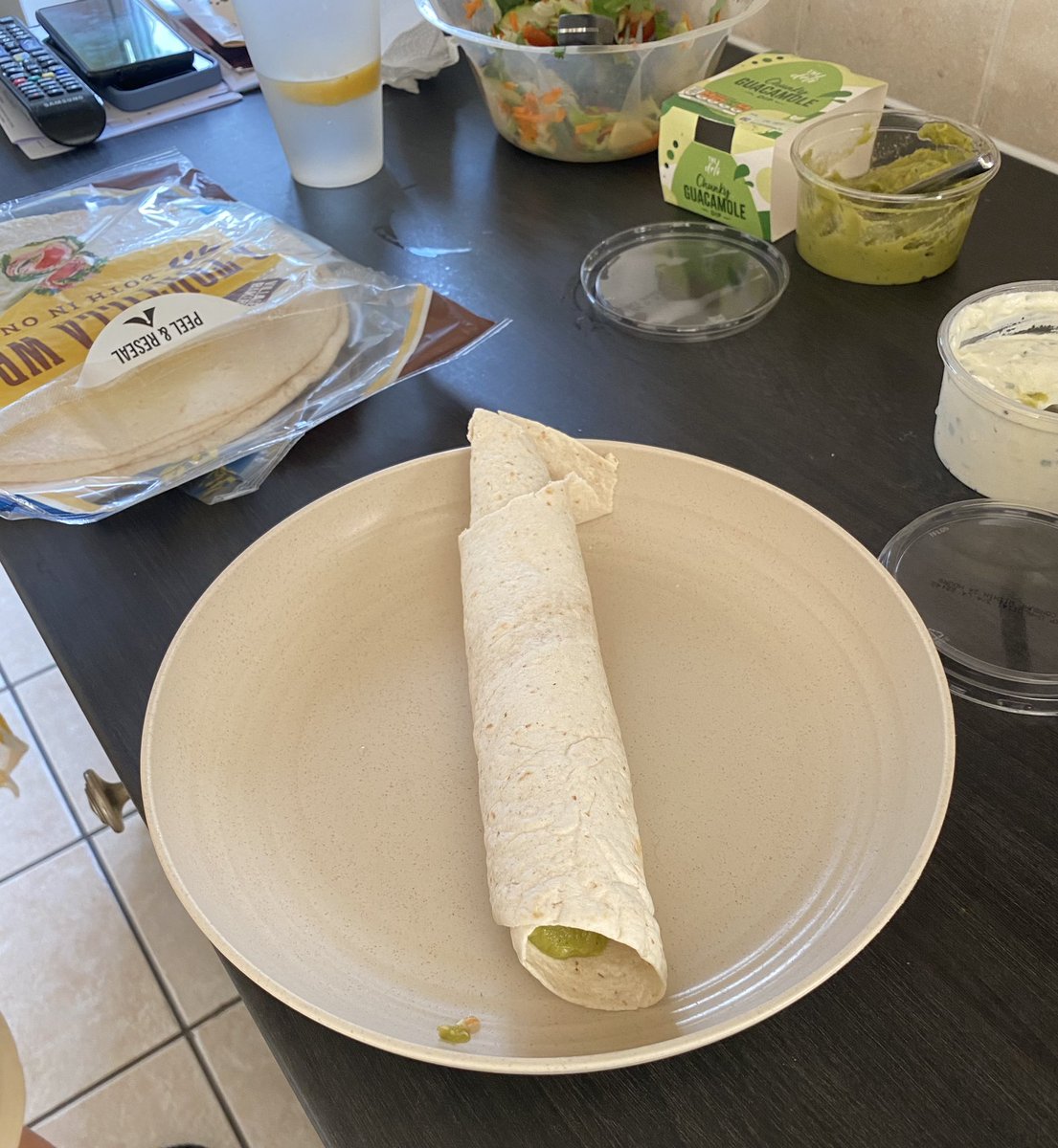ShredderCJ's tweet photo. The way my mum rolls fajitas is a crime https://t.co/q0rcmgkRoD