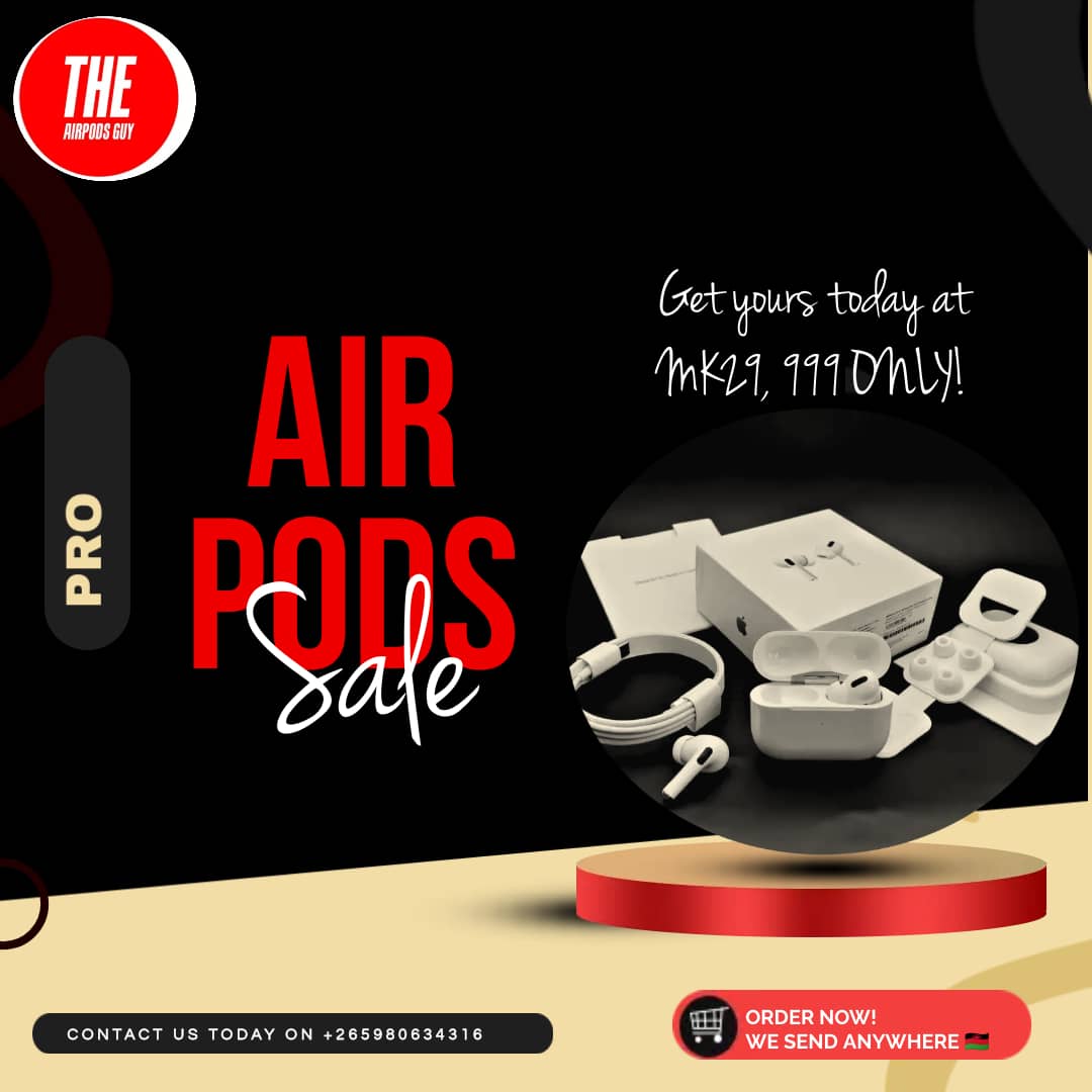 MrChirwa01's tweet photo. High quality air pods and very affordable MK29, 000 only https://t.co/ZBALuhPyTu