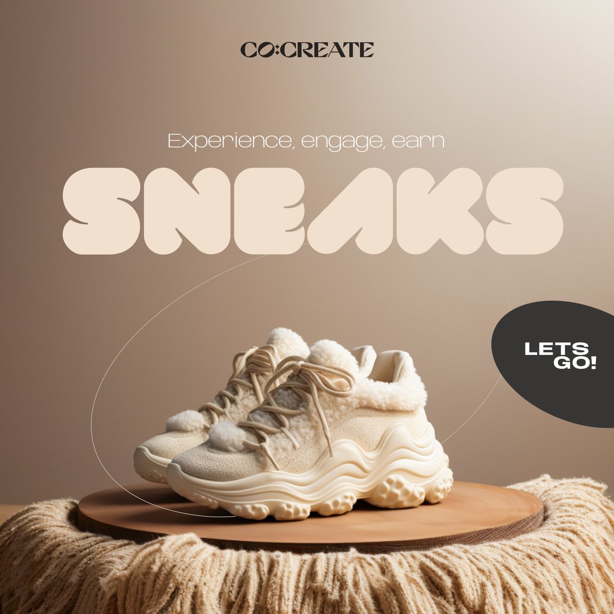 cocreateink's tweet image. 👟🎊 Meet Sneaks! A new and exciting — “all on-chain” way to experience Co:Create, front &amp;amp; back :)

Claim your membership, earn points, get upgrades + badges ohhhh and you can even enter to win rare Sneaks Socks or bid to win Sneaks Slides 🤯

Let's go! sneaks.usecocreate.io