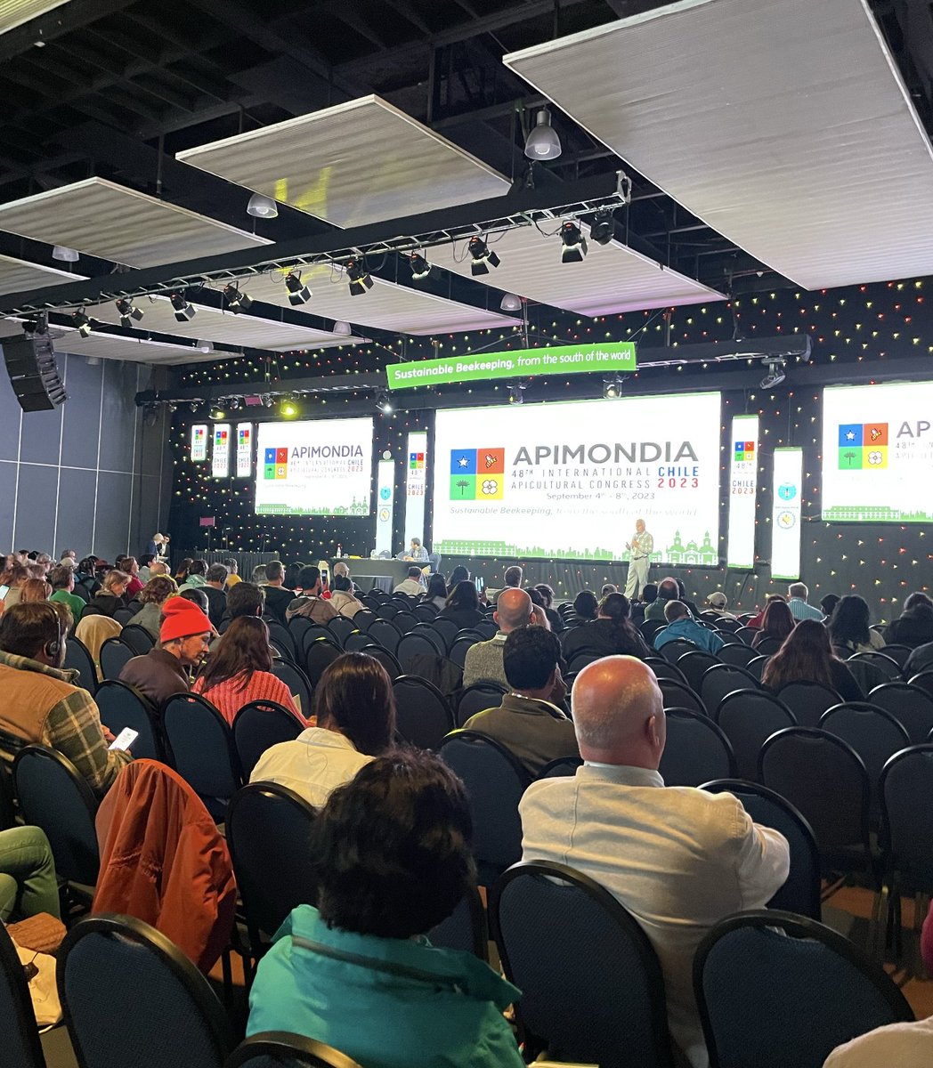 knowyourbees's tweet photo. Exciting news! π Our founder, Max RΓΌnzel, is representing #HiveTracks at #ApimondiaCongress2023 in Santiago, Chile π¨π±. From Turkey to Chile, we're buzzing with excitement to be at the forefront of beekeeping innovation. Stay tuned for firsthand updates from Max! π #BeeTheFuture https://t.co/RD2RFIghHG
