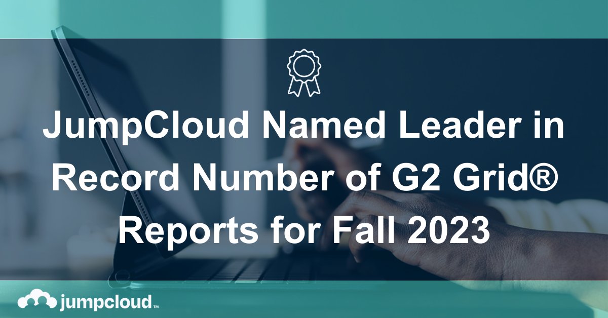 JumpCloud's tweet photo. Record. Broken! 💥

JumpCloud has been named a Leader in 8 categories of G2 Grid®, Momentum Grid®, and Regional Grid® Reports for our groundbreaking identity, device, and access management.

See the full list: https://t.co/aaydkPQYr6

@G2DotCom https://t.co/X18MbGMdMp