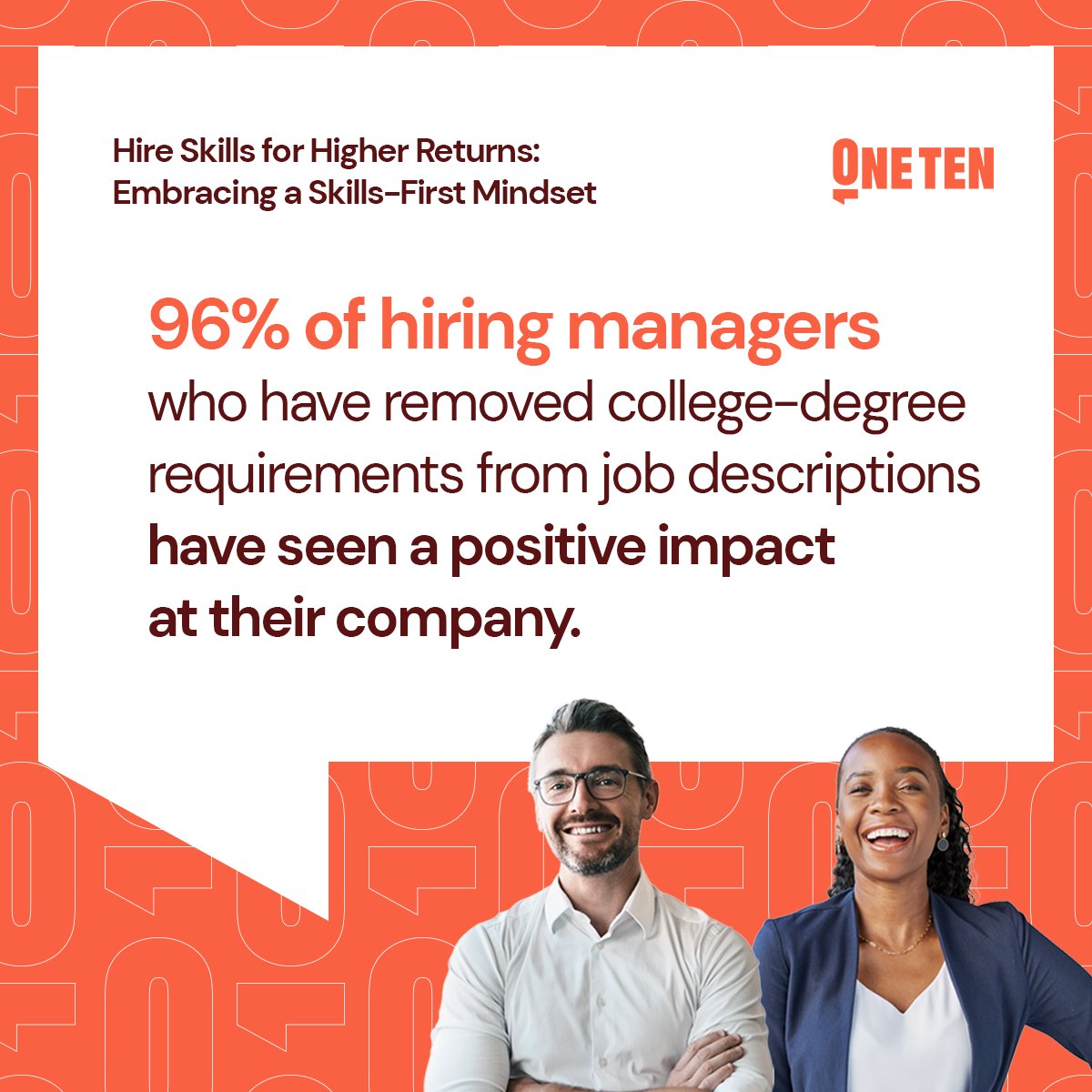 The proof is in the data: those who hire #SkillsFirst are 2x more likely to have an easier time finding qualified candidates. Learn more about how managers are perceiving, and practicing, skills-first hiring in our newly released report: bit.ly/3recLO5